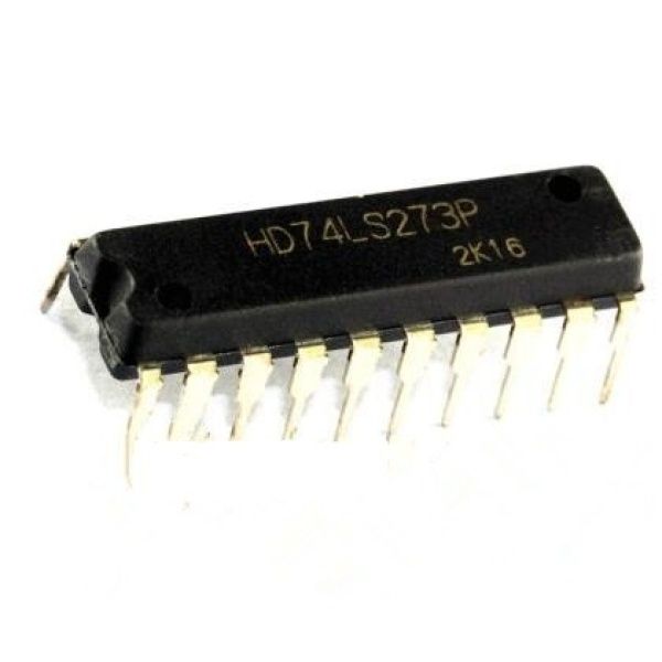 Lote 3 Unidades HD74LS273P Flip Flop Tipo D(x8), 5V, 30MHz, DIP20