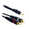 Cable de audio plug 3,5mm a 2 RCA 10 metros