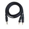 Cable de audio plug 3,5mm a 2 RCA 10 metros