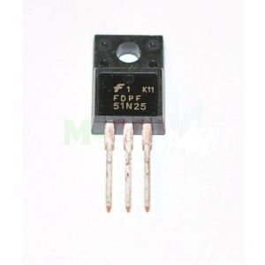 Lote 3 Unidades FDPF51N25 MOSFET Canal N, 250V, 51A, 60mΩ