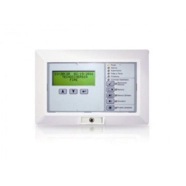 Panel de Control Edwards VIGILANT RLCD-C-SP  LCD Remoto 24V Blanco