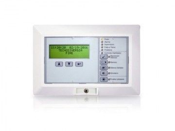 Panel de Control Edwards VIGILANT RLCD-C-SP LCD Remoto 24V Blanco