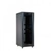 Rack 24U con Ventilador Negro