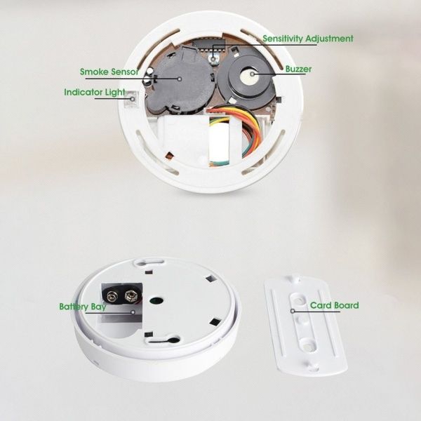 Detector De Humo Alarma fotoeléctrico