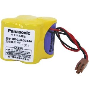 Panasonic BR2 / 3AGCT4A Batería no estándar Enchufe de litio 6 V 2400 mAh 1 pieza