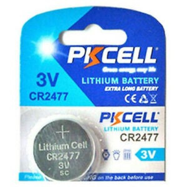 CR2477 3V 900mah Bateria de litio. PKCELL