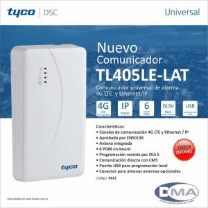 Comunicador 4G LTE Ethernet universal LTE.DSC