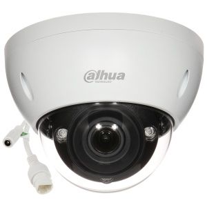 Cámara IP domo con IA 4MP 2.7-12mm motor IR40 PoE IP67 IK10 Soporta Micro SD.Dahua