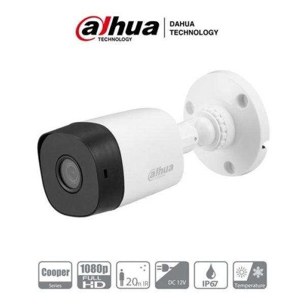 Cámara HDCVI Bala 2MP 1080P 3.6mm IR20 IP67.Dahua