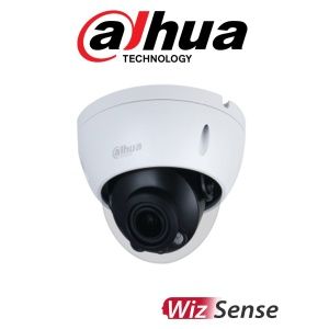 Cámara IP domo con IA 4MP 2.7-13.5mm Motor IR40 PoE Audio IP67 IK10.Dahua