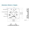 Soporte cámara a mástil. PFA152-E. Dahua