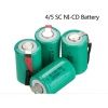 Batería NI-CD 1,2 V, 4/5 SC/recargable/1200mAh/con terminales.PKCELL