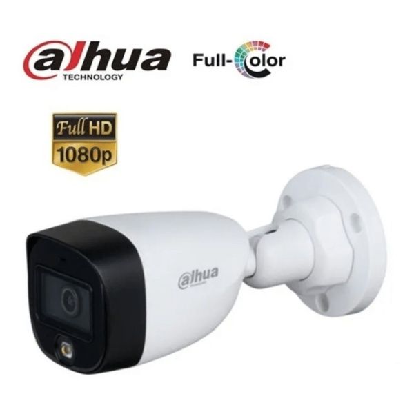 Cámara Dahua HDCVI Bullet Full-Color 2MP 1080P 2.8mm LED20 IP67