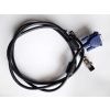 Cable VGA c/ conector Aviacion,para DVR movil y otros 1.5 Mts