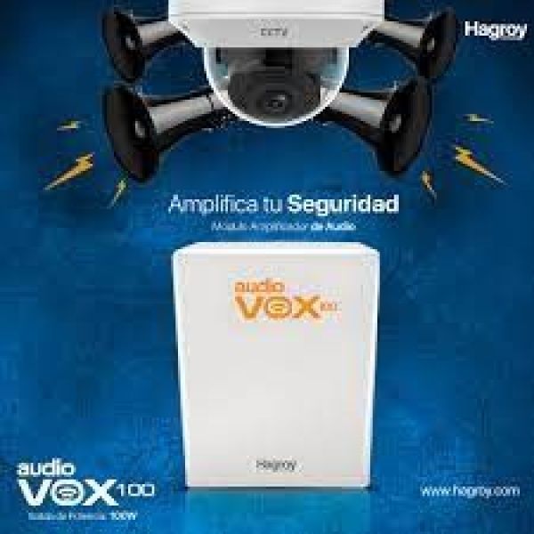 Modulo amplificador de audio de 100W IP66 para NVR,XVR,IPC. Hagroy