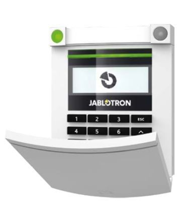 JA-154E. Teclado LCD Alfanumérico inalámbrico. Jablotron