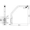 PBF303S Soporte tipo poste para PTZ