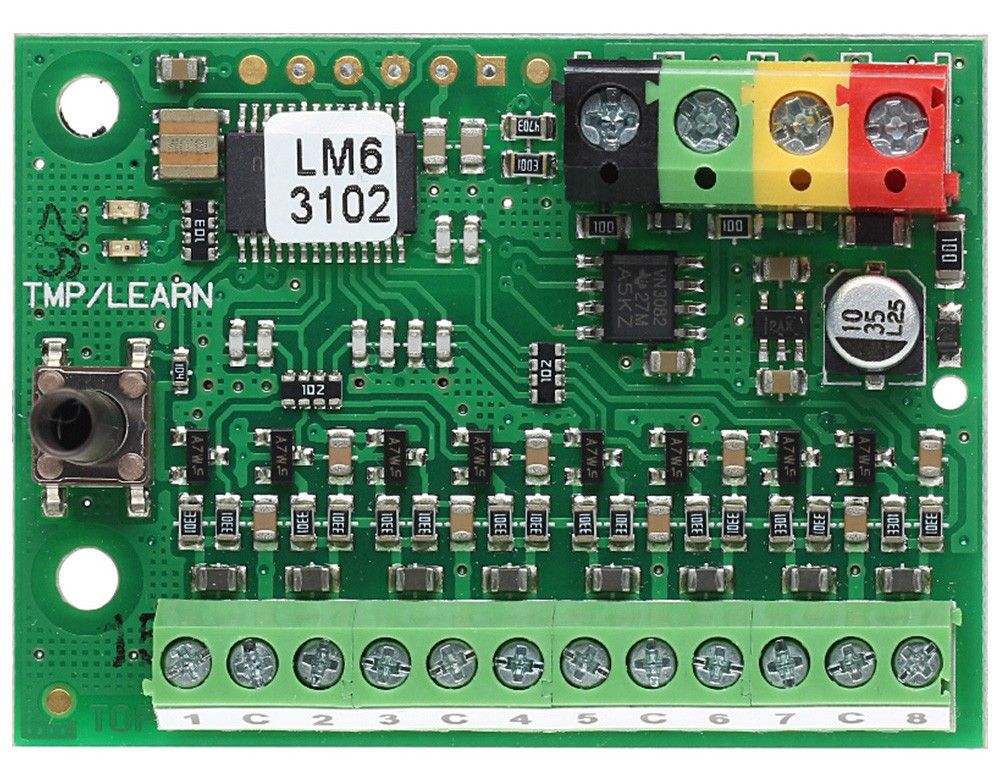 JA-118M. Módulo BUS conexión de detectores magnéticos 8 zonas. Jablotron