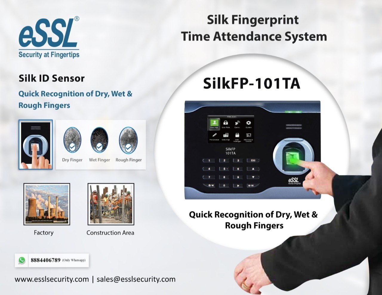 essl-silkfp-101ta-fingerprint-time-attendance-system